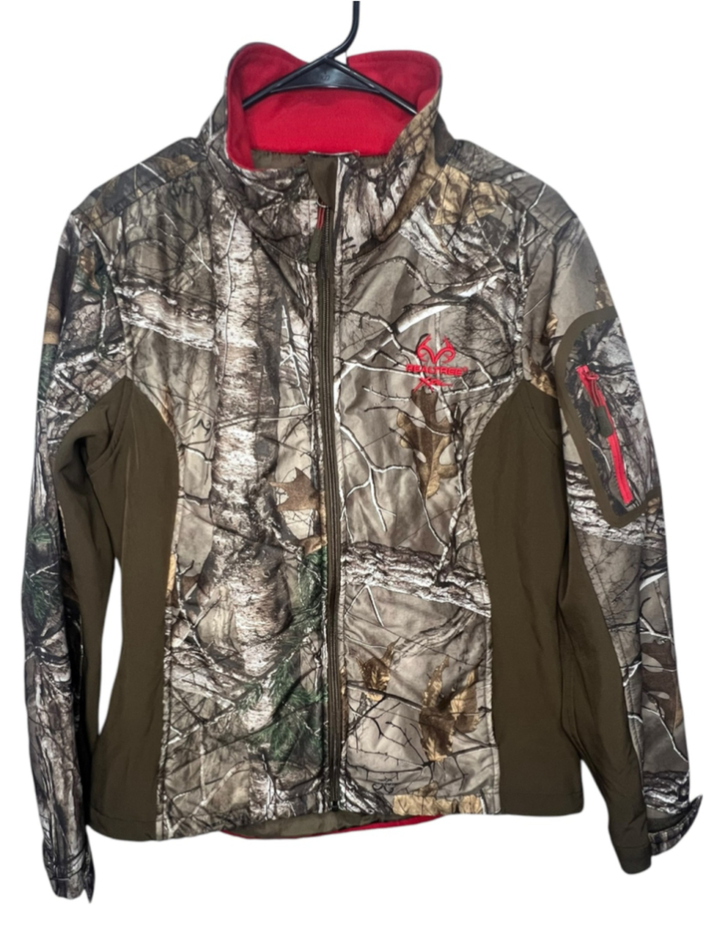 Realtree Camo Softshell Front Zip Long Sleeve Hunting Jacket Jacket